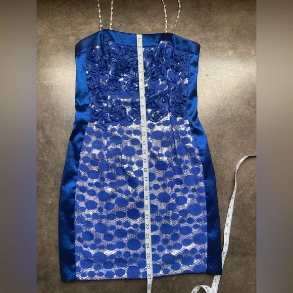 Jessica McClintock Junior’s Women’s Rose Seuqin Dress - SIZE 8 - Picture 10 of 13